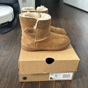 Kid's Keelan Water Resistant Boot (Size 11 Toddler) (Color Chestnut)